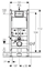 Attēls no Stela Geberit Duofix Basic H112 do miski wiszcej (111.153.00.1)