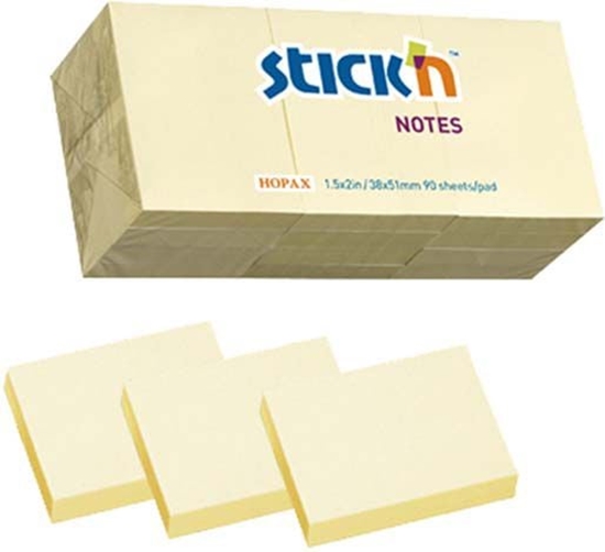 Picture of Stickn NOTES SAMOP.STICK N 38X50MM 12SZT ÓTY NOTES SAMOPRZYLEPNY 21530 - 21530