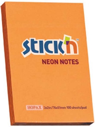 Изображение Stickn NOTES SAMOP.STICK N 76X51MM POMA.NEON. - 21160