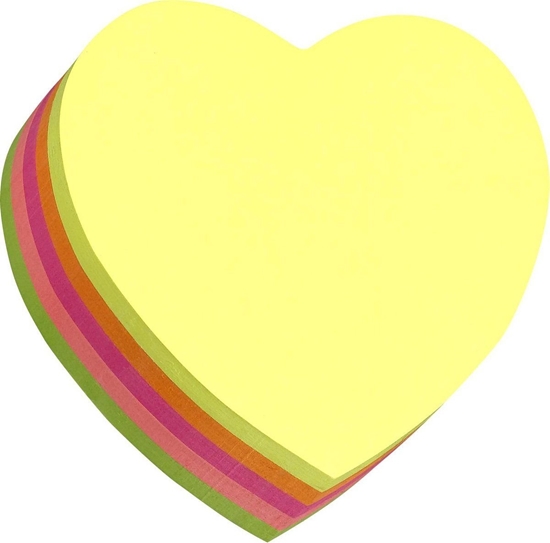 Изображение Stickn Notes serduszko mix neon (155169)