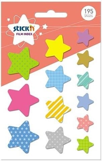 Изображение Stickn Zakadki indeksujce ksztaty Gwiazdy