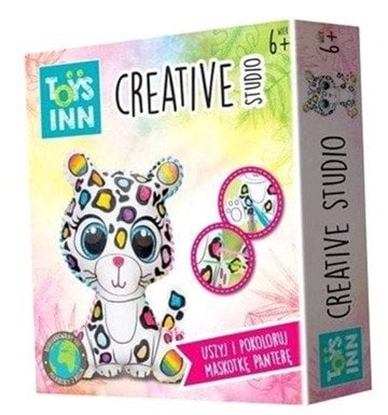 Picture of Stnux Zestaw kreatywny do szycia i kolorowania Creative Studio pantera