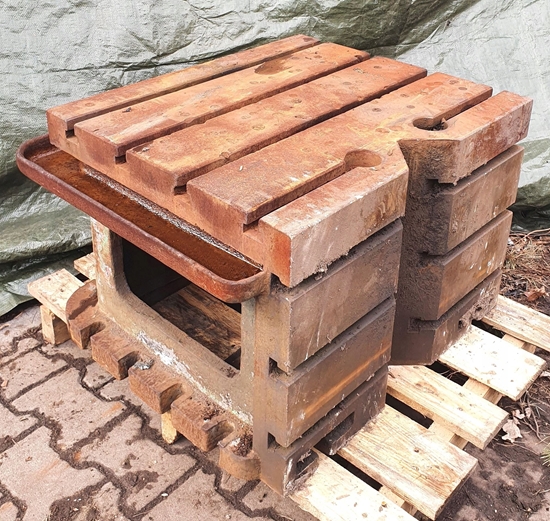 Picture of Stó warsztatowy HENRY, 1700 x 850 x 600 mm, czarny