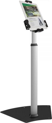 Attēls no Stojak InLine Stojak z zabezpieczeniem do tabletu - aluminiowy uniwersalne zastosowanie zamykany - od 7.9" - 10.1" (23166B)