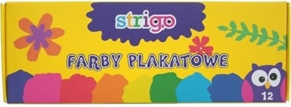Picture of Strigo Farby plakatowe 12 kolorów STRIGO