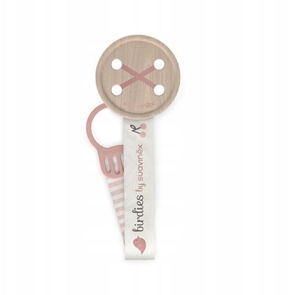 Attēls no SUAVINEX - 309122-KLIPS DO SMOCZKA Z      TASIEMK RÓÓWY BIRDIES