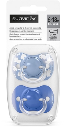 Picture of Suavinex 309065-SMOCZEK FIZJOLOGICZNY SX PRO 6-18M 2SZT NIEBIESKI WILD&FREE