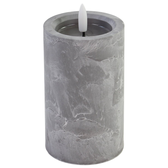 Picture of Svece LED 7.5x15cm, akmens efektu
