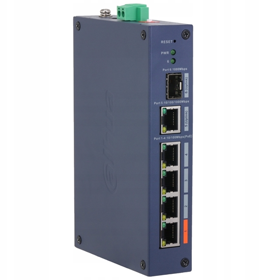 Изображение Switch Dahua Technology SWITCH PRZEMYSOWY POE CHS4106-4ET-60 6-PORTOWY, 4 PoE SFP