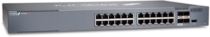 Picture of Switch Juniper EX4000-24P network connections Managed L2/L3 Gigabit Ethernet (10/100/1000) Support PoE 1U Gray