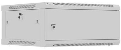 Изображение Szafa Lanberg SZAFA INSTALACYJNA RACK WISZCA 19" 4U 600X600 SZARA DRZWI METALOWE (FLAT PACK)