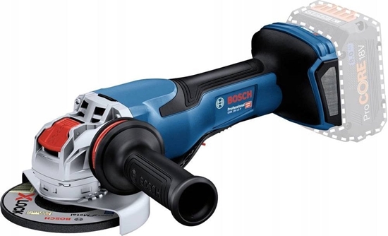 Изображение Szlifierka Bosch Bosch X-LOCK cordless angle grinder BITURBO GWX 18V-15 P Professional solo, 125mm (blue/black, without battery and charger, in L-BOXX)
