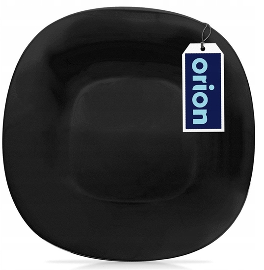 Picture of Talerz deserowy szklany czarny LUNA 20.5x20.5x1.8cm ORION 129549