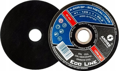 Picture of Falon-Tech TARCZA DO METALU ANDRE 125 x 1,0mm METAL/INOX ECO LINE*