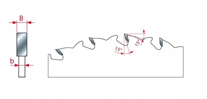 Изображение Tarcza Pil. LU1E 0300 300X30-28