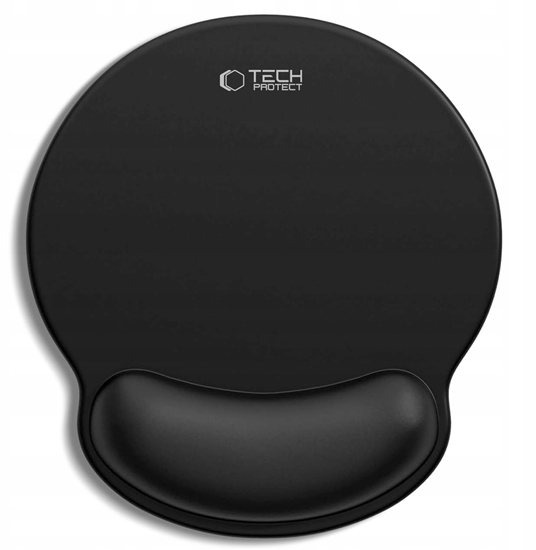 Picture of TECH-PROTECT A200 MOUSE PAD WITH GEL WRIST REST 25 x 22.5CM BLACK