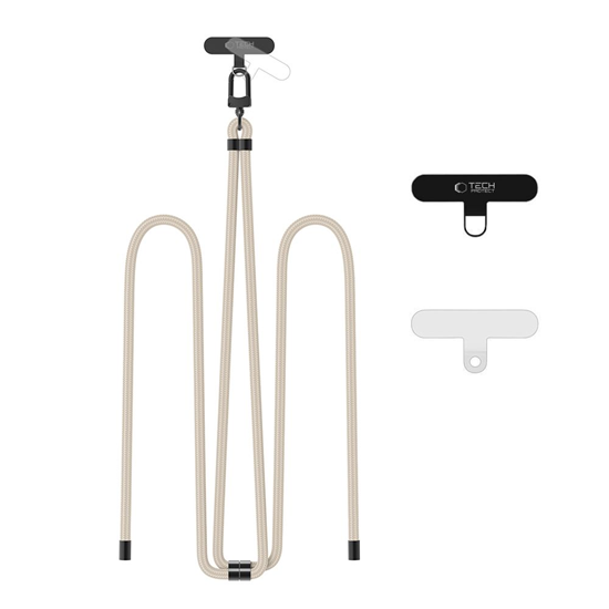 Picture of Tech-Protect C7S ROPE CROSSBODY STRAP TAUPE/BLACK