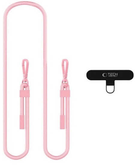 Изображение Tech-Protect phone strap Crossbody Rope C5SE, pink