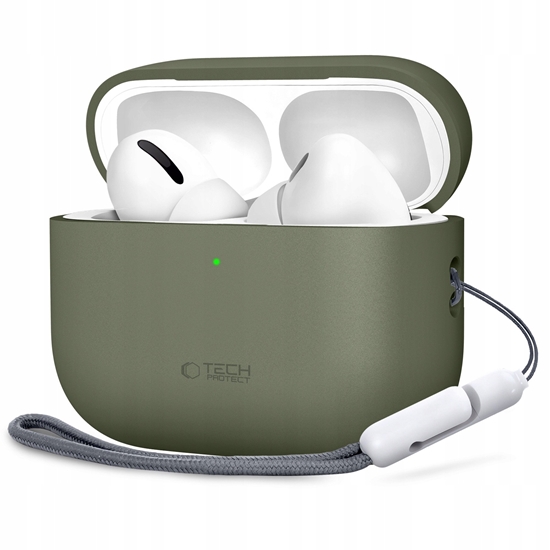 Picture of TECH-PROTECT SILICONE APPLE AIRPODS PRO 3 OLIVE GREEN