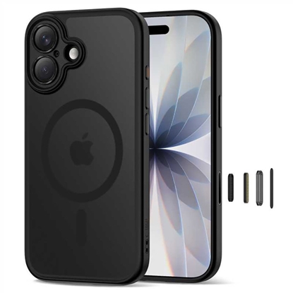 Attēls no Tech-Protect Tech-Protect Magpeak Magsafe CC Case for iPhone 17 - Matte Black