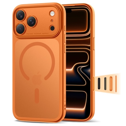 Attēls no Tech-Protect Tech-Protect Magpeak Magsafe CC Case for iPhone 17 Pro Max - Matte Orange