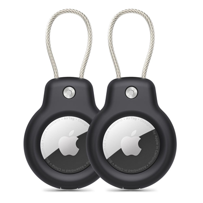 Изображение TECH-PROTECT ROUGH VEIN 2-PACK APPLE AIRTAG BLACK