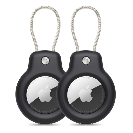 Изображение TECH-PROTECT ROUGH VEIN 2-PACK APPLE AIRTAG BLACK