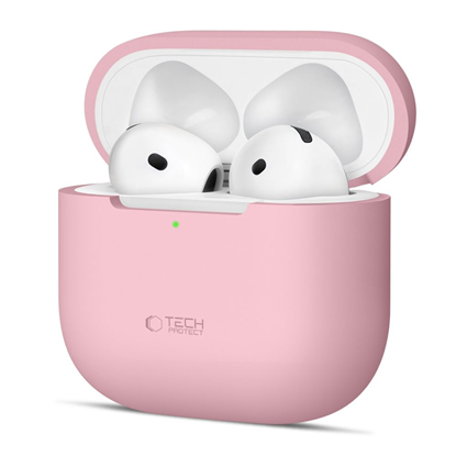 Attēls no Tech-Protect Tech-Protect Silicone Case for Apple AirPods 4 - Pink