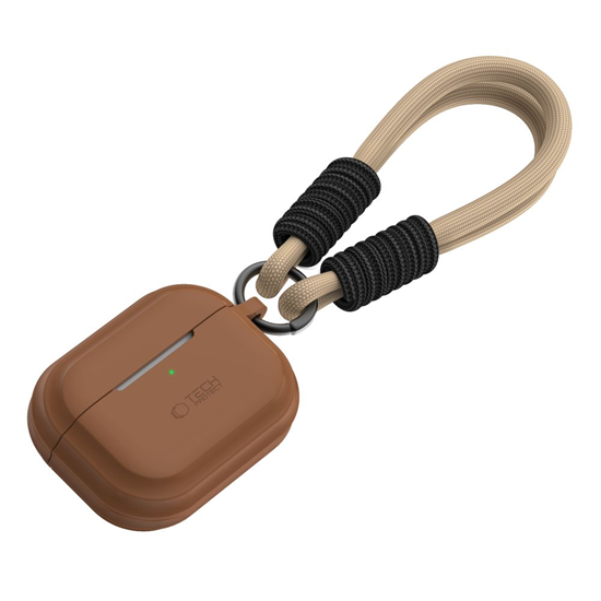 Изображение Tech-Protect TECH-PROTECT SILICONE ROPE APPLE AIRPODS PRO 1 / 2 CHOCOLATE BROWN