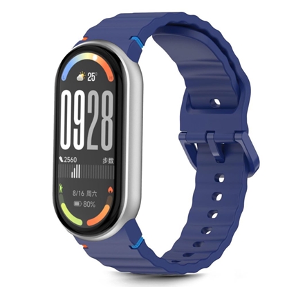 Attēls no Tech-Protect Tech-Protect Silicone Sport Strap for Xiaomi Smart Band 8 / 9 / 10 / NFC - Blue