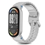 Attēls no Tech-Protect Tech-Protect Silicone Sport Strap for Xiaomi Smart Band 8 / 9 / 10 / NFC - Gray
