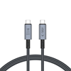 Picture of Tech-Protect Tech-Protect UltraBoost Max USB-C 4.0 / USB-C 4.0 PD Cable 240W 8K 40Gbps 1m - Gray