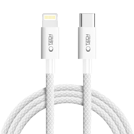 Изображение Kabel USB Tech-Protect USB-C - Lightning 2 m Szary (5906302380954)
