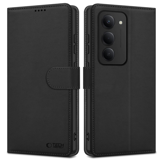 Picture of Tech-Protect Tech-Protect Wallet Case for Xiaomi Redmi 15 4G / 5G - Black