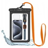 Picture of Tech-Protect Tech-Protect Waterproof Case UWC9 waterproof for devices up to 8.9" - black and orange