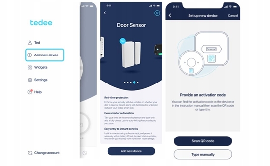Изображение tedee Door Sensor, white