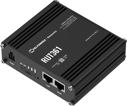 Attēls no Wireless Router|TELTONIKA|Router|Mesh|IEEE 802.11 b/g|IEEE 802.11n|2x10/100M|LAN \ WAN ports 2|4G|RUT361