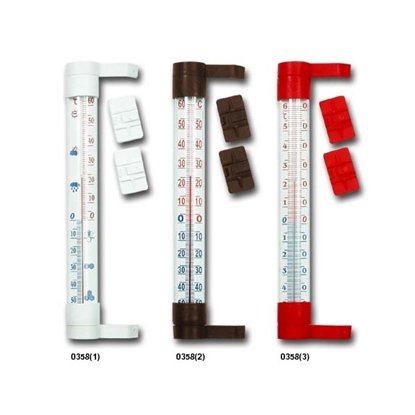 Attēls no Terdens Termometr zaokienny 24cm brzowy (0358)