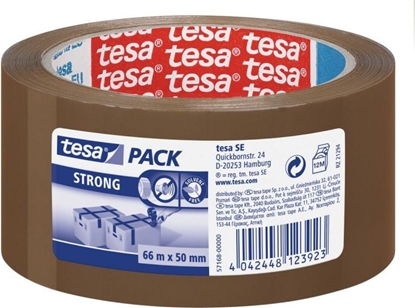 Изображение Tesa Tama pakowa cichoodwijalna tesapack® STRONG 66m x 50mm, brzowa (57168-00000-05)