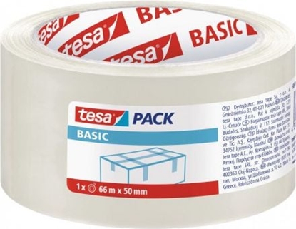 Изображение Tesa Tama pakowa tesa® BASIC 66m x 50mm, przezroczysta (58570-00000-00)