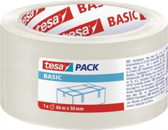 Изображение Tesa Tama pakowa tesa® BASIC 66m x 50mm, przezroczysta (58570-00000-00)