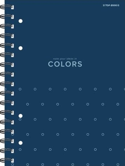 Picture of Top 2000 Koozeszyt Top 2000 Colors A4/100k kratka niebieski