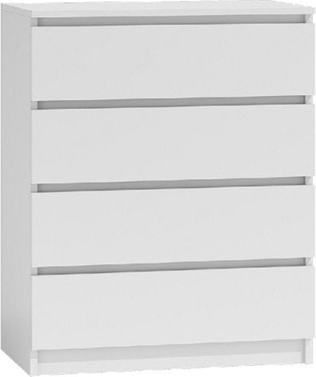 Picture of Topeshop Komoda szafka 4 szuflady biay