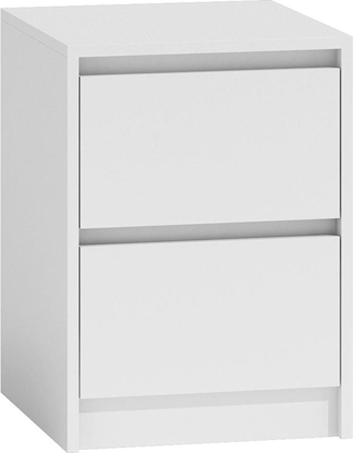Attēls no TopEshop Szafka komoda stolik nocny 2 szuflady 55cm k2 biel