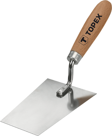 Picture of Topex Kielnia sztukatorska trapezowa 160x80mm stal nierdzewna - 13A800