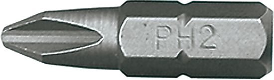 Изображение Topex Kocówki wkrtakowe PH2x25mm 10szt. - 39D314