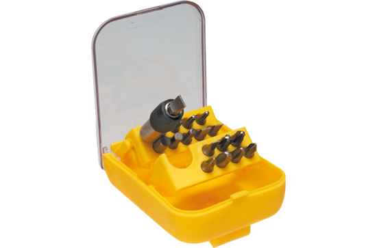 Изображение Topex Kocówki wkrtakowe z uchwytem 18szt. (39D363)