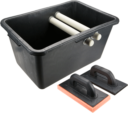 Изображение Topex Komplet glazurniczy pojemnik 40l + paca z gum + paca z gbk mikk (13A339)