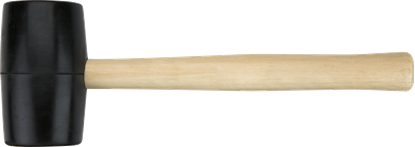 Изображение Topex Motek gumowy rczka drewniana 450g 340mm (02A344)