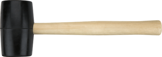 Изображение Topex Motek gumowy rczka drewniana 450g 340mm (02A344)